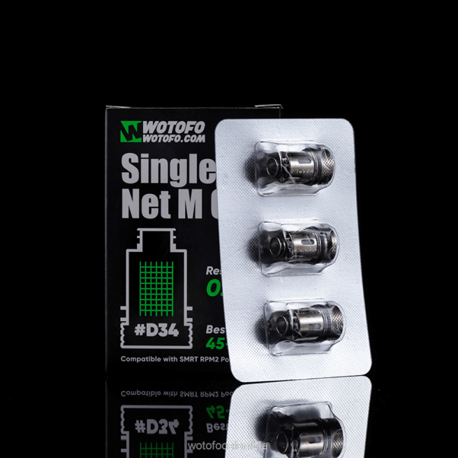 Wotofo SMRT bobina de vaina rpm2 d32 dual nexmesh 3uds 6FJT382 - Vaporizador Wotofo