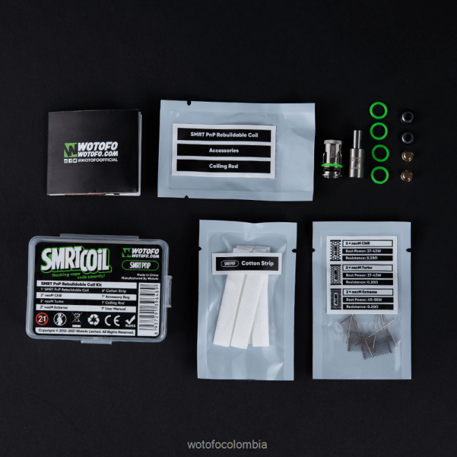 Wotofo SMRT kit de bobina reconstruible kit de bebé smrt v8 6FJT341 - Wotofo Desechable