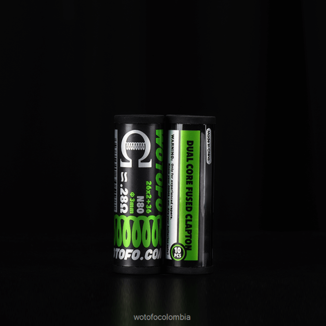 clapton fusionado de doble núcleo 0,28 ohmios 10 uds.
