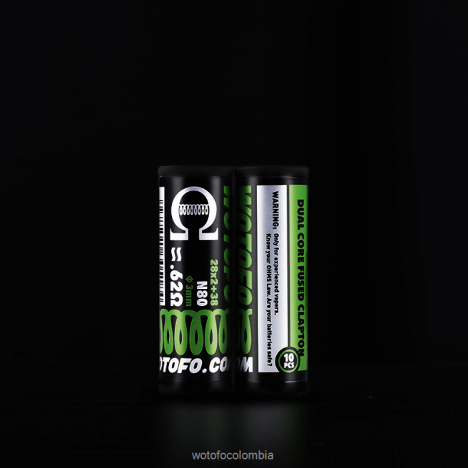 clapton fusionado de doble núcleo 0,62 ohmios 10 uds.