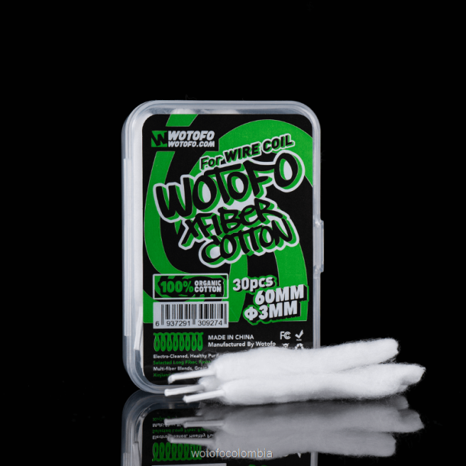 Wotofo fibra de algodon 3 mm-30 piezas de espesor 6FJT316 - Wotofo Puff