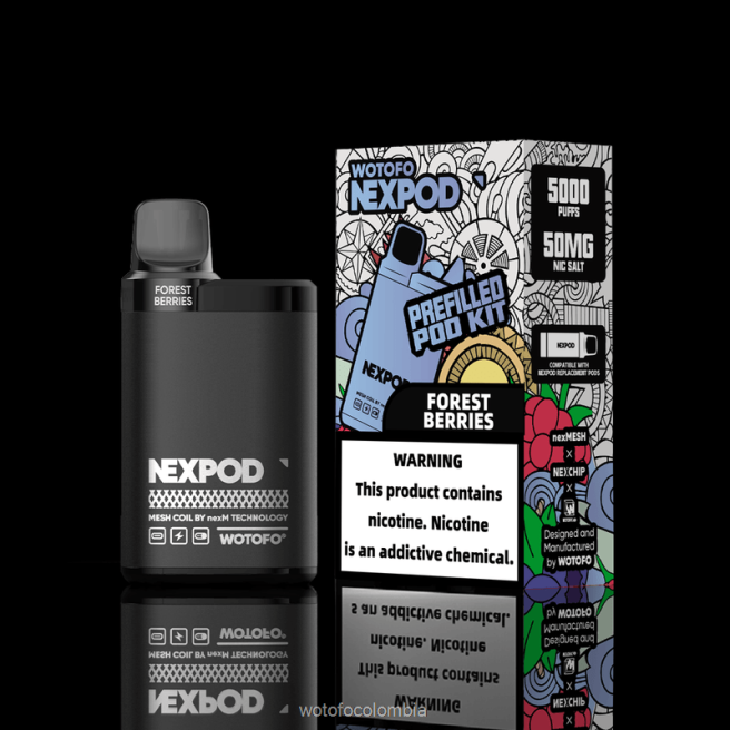 Wotofo NEXPOD kit de 50 mg caja todo incluido 6FJT12 - Vaporizador Wotofo