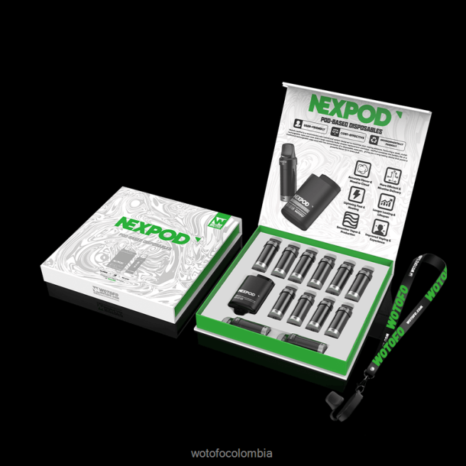 Wotofo NEXPOD kit de 50 mg caja todo incluido 6FJT12 - Vaporizador Wotofo