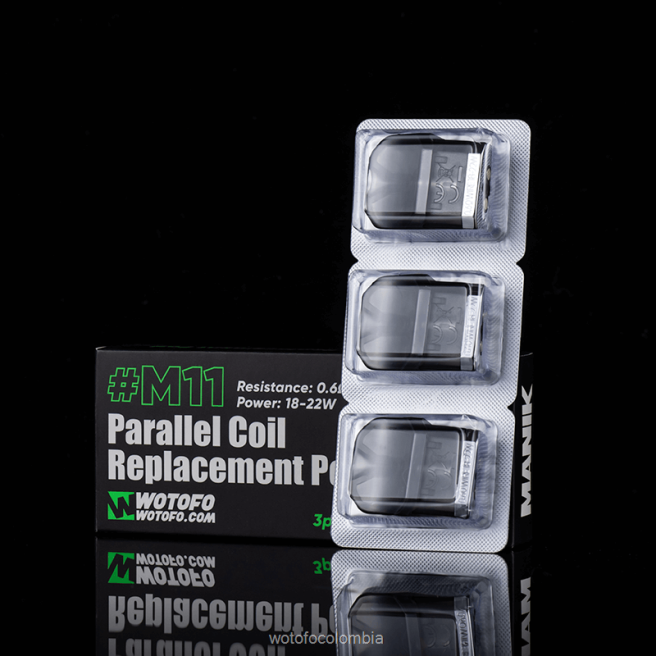 Wotofo MANIK mini cápsula de repuesto Bobina paralela m11 incorporada 3 piezas 6FJT57 - Wotofo Vape Review